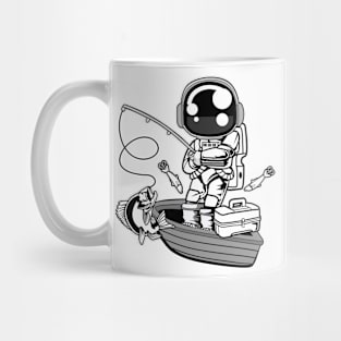 Astronaut Fisherman Mug